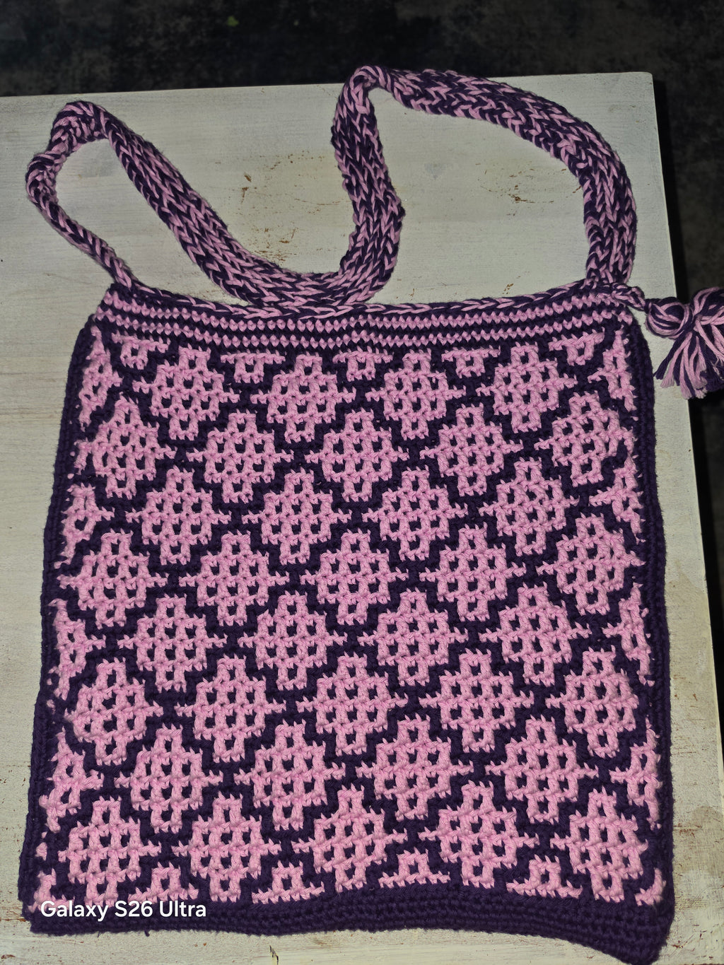 Mosaic Crochet Bag