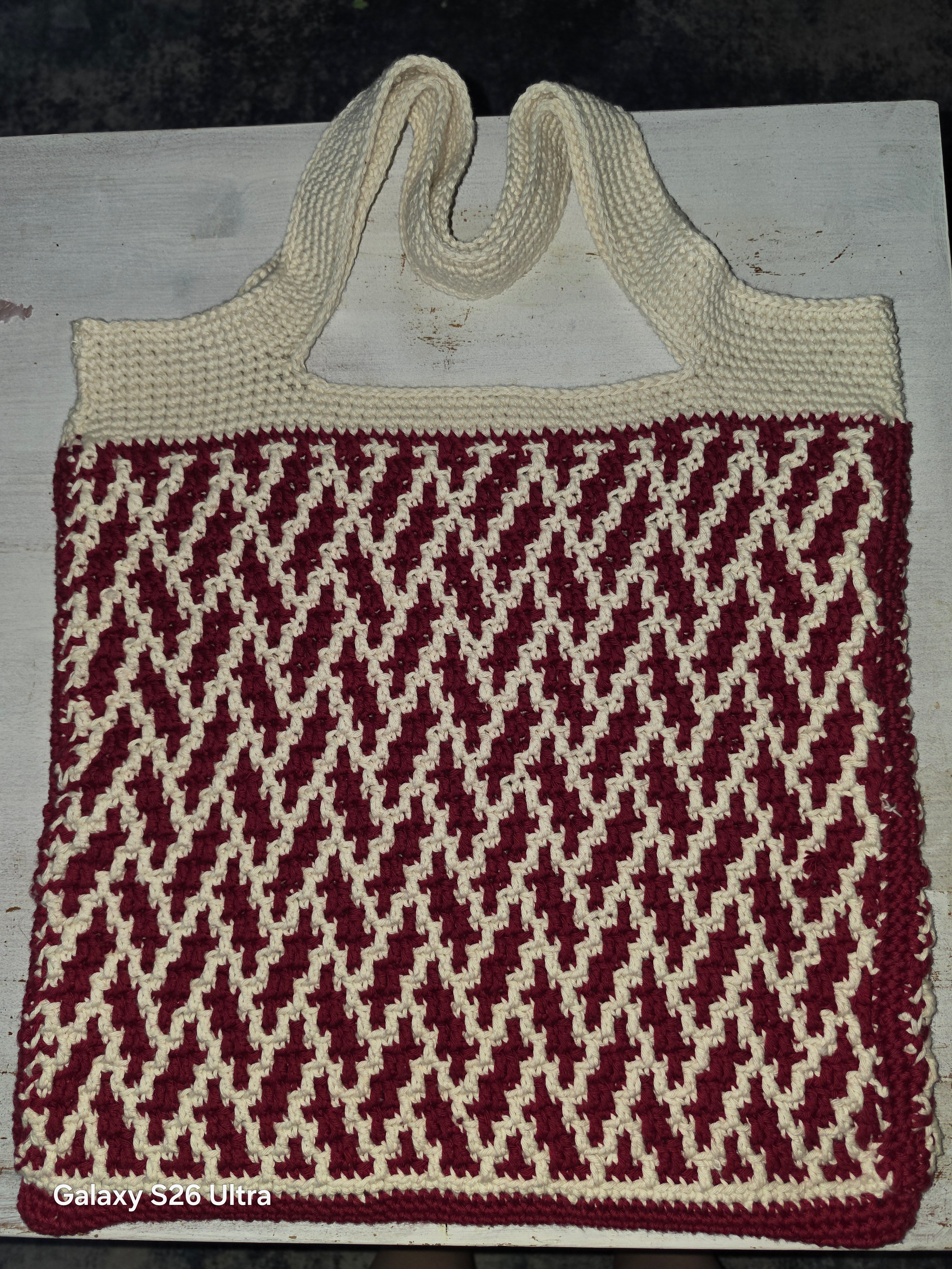 Mosaic Crochet Bag